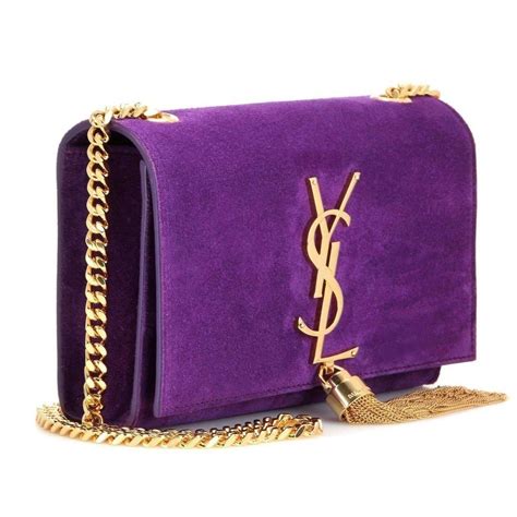 ysl purple handbag|yves saint laurent style purse.